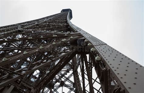 Eiffel Tower Center And Paris Skyline Landscape Stock Photo Image Of