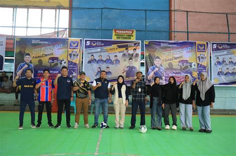 Diikuti 32 Tim DPD Partai NasDem Gelar Turnamen Futsal NasDem Cup 2024