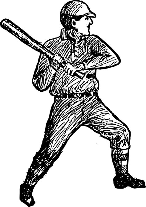 Free Clip Art Baseball Batter By J4p4n