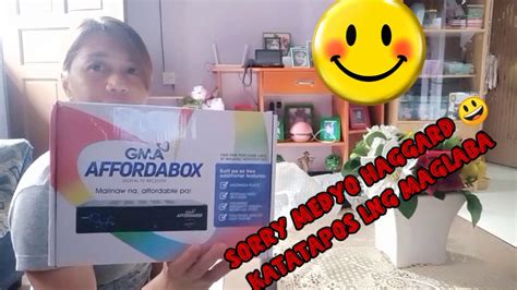 GMA AFFORDABOX UNBOXING SETUP YouTube