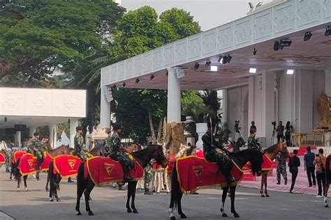 Foto Istana Gelar Gladi Kotor Upacara HUT Ke 78 RI Mulai Dari