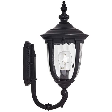 Bellagio 16 1 2 High Black Upbridge Arm Outdoor Wall Light Set Of 2 256p8 Lamps Plus