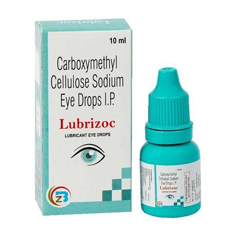 Lubrizoc Carboxymethyl Cellulose Sodium Eye Drops Ip Rs 120 Box Id 23405879988