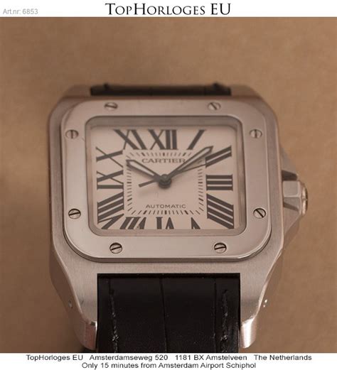 Cartier Santos Medium W X Tophorloges Eu Meents Bakker