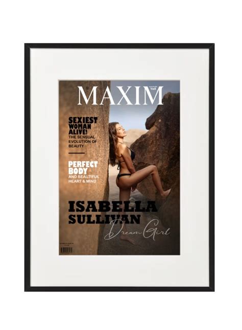 Custom Maxim Magazine Cover, Sexiest Woman Alive, Custom Design, Gift ...