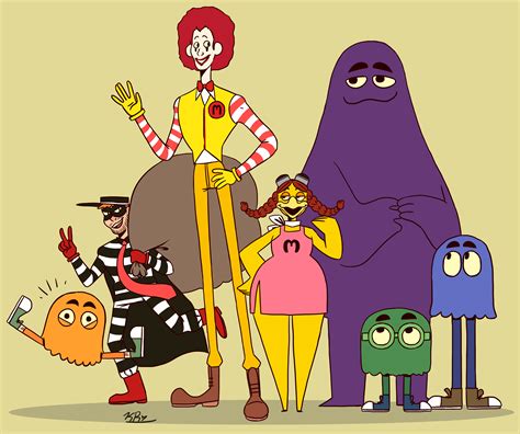 Ronald Mcdonald And Gang