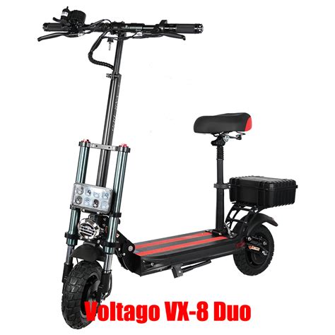 Voltago Vx Duo Electric Scooter Super Cycles Scooters