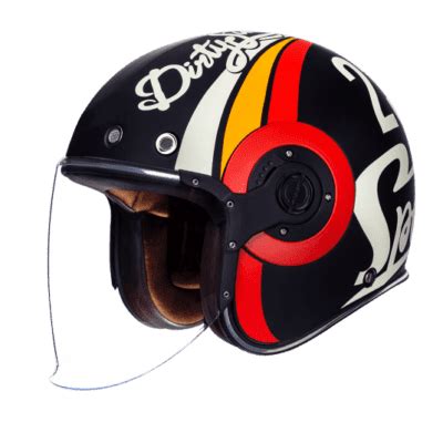 Smk Retro Jet Seven Open Face Motorcycle Helmet Smk Helmets