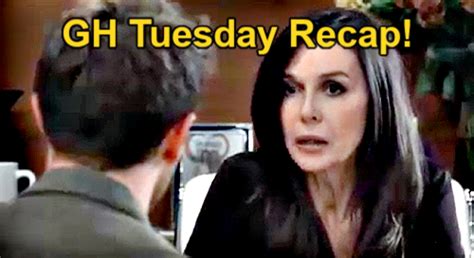 General Hospital Recap Tuesday March Dex Spills Sonny S Crimes