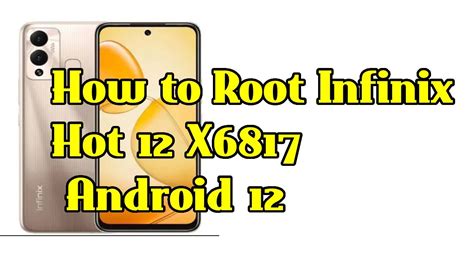 How To Root Infinix Hot X Android Youtube