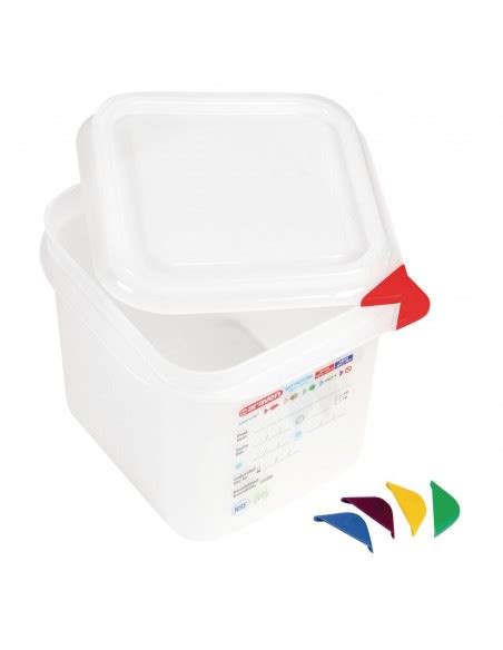 Araven Polypropylene Gastronorm Food Containers Ltr Pack Of