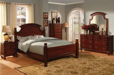 Cherry Bedroom Furniture Setseuropean Style Old World Set European