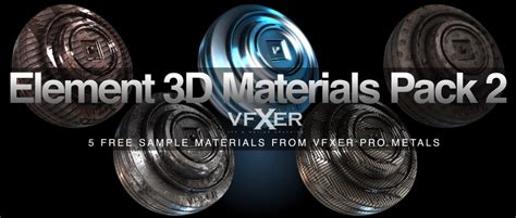 Free Element 3D Materials Pack