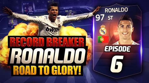 Record Breaker Ronaldo Rtg Madrid Squad Fut Rtg Youtube