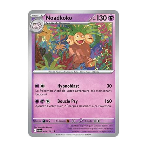 Noadkoko Reverse Carte Pok Mon L Unit Dracaugames