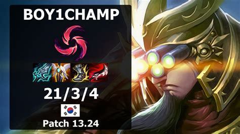 Boy Champ Masteryi Jungle Vs Belveth Patch Kr Challenger Youtube