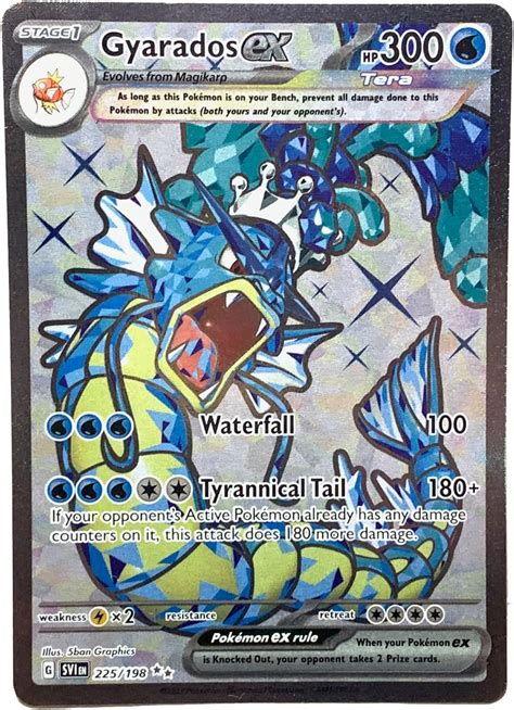 Amazon Pokemon Gyarados Ex Escarlata Y Violeta Ultra