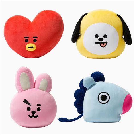 Cute Kpop Boys Cartoon Bts Bt21 Plush Doll Toy Bangtan Boys Plush Doll