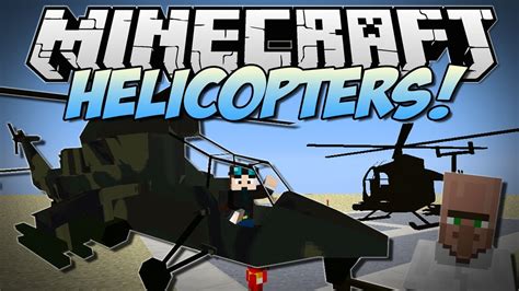 Minecraft Helicopters Realistic Helicopters In Minecraft Mod