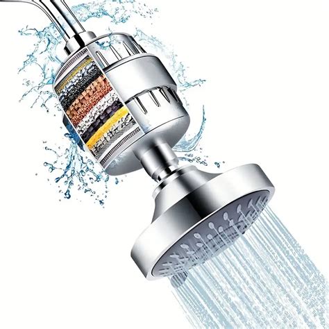 5 Shower Head Shower Filter 15 Grade Shower Filter Temu