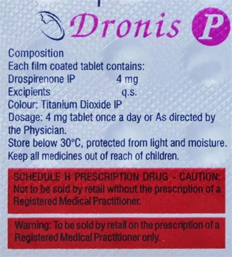 dronis p tablet  rs strip contraceptive pills  nagpur id