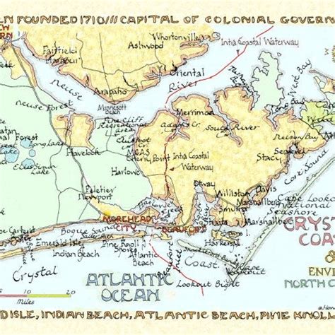 1770 Map Of North Carolina Etsy