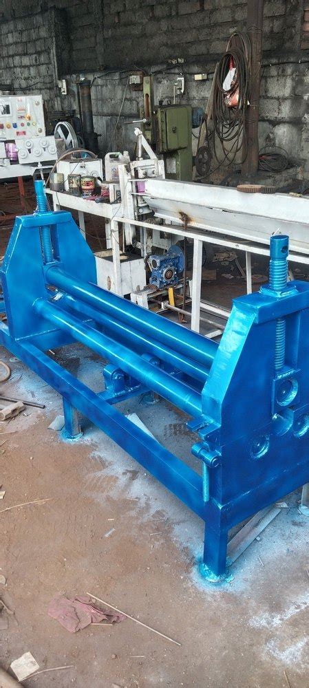 Mild Steel Manual 3 Roller Mechanical Plate Bending Rolling Machine