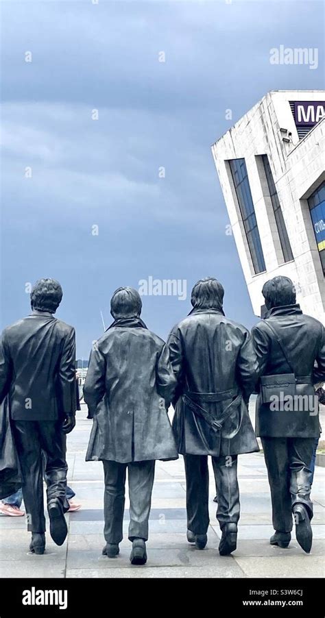 The Beatles, walking together Stock Photo - Alamy