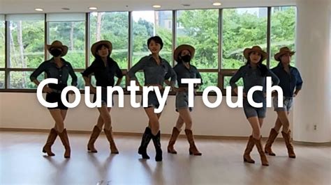 Country Touch Line Dance Improver Intermediate Demo Youtube