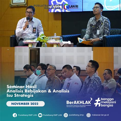 Seminar Nasional Kajian Dan Analisis Isu Aktual Puslatbang Kmp Lan Ri