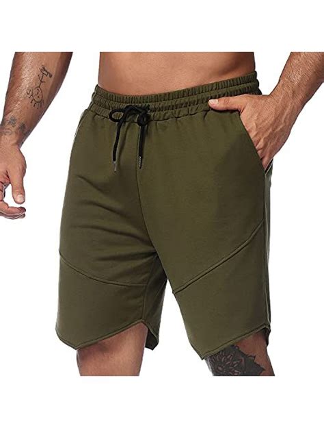 Buy Coofandy Men S Workout Gym Shorts Weightlifting Bodybuilding