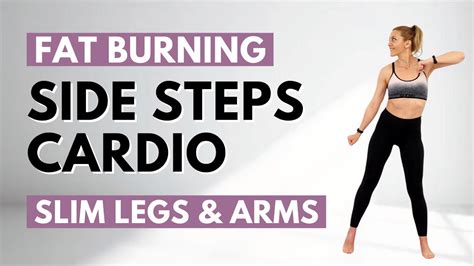 SIDE STEPS CARDIO TONINGKNEE FRIENDLY WORKOUT For SLIM LEGS ARMS