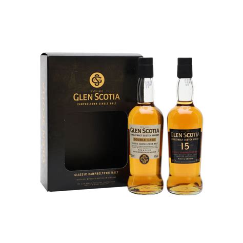 Glen Scotia Tasting Set Double Cask And Year Old Whisky Bank