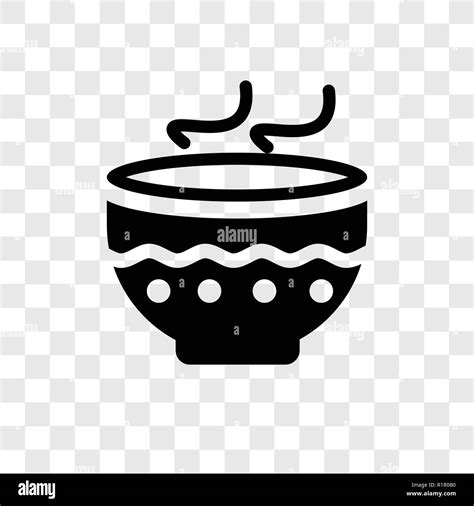 Soup Vector Icon Isolated On Transparent Background Soup Transparency