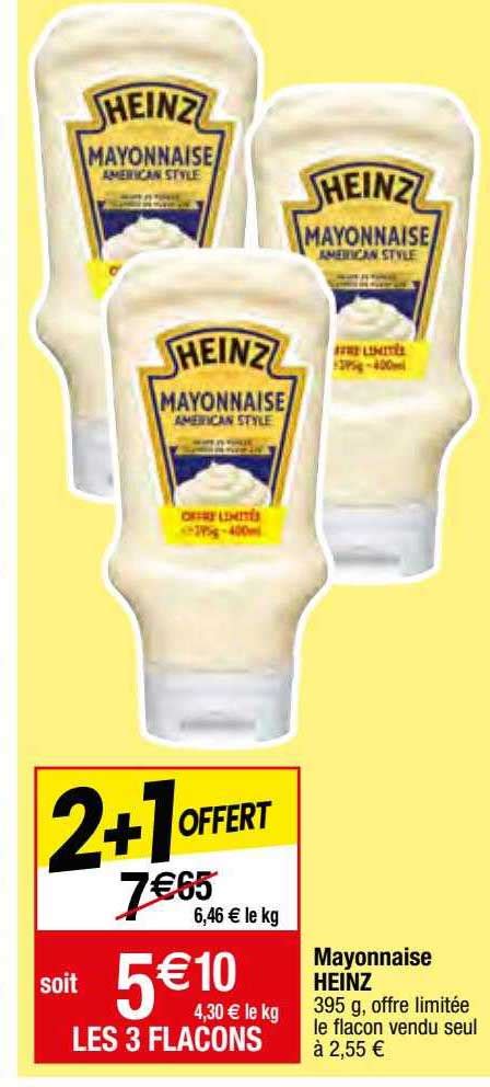 Promo Mayonnaise Heinz Chez Migros France Icatalogue Fr