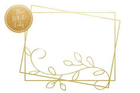 Golden Border & Frame Clipart Set (167545) | Decorations | Design Bundles