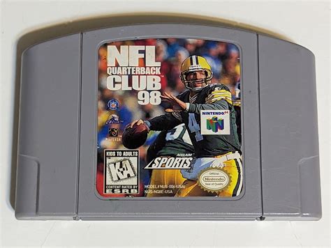 Nfl Quarterback Club 99 Nintendo 64 1998 Authentic 21481641438 Ebay