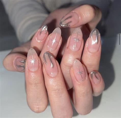 Pretty Gel Nails Soft Nails Holographic Nails Acrylic Hello Nails