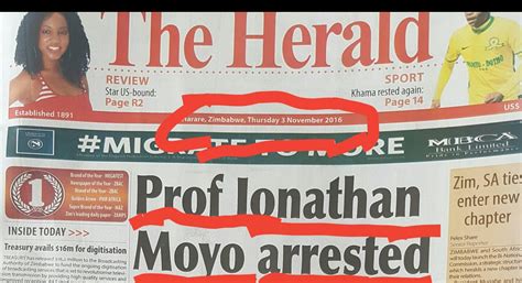 Prof Jonathan Moyo On Twitter 22 How Many Times Does The Successionist Heraldzimbabwe Want