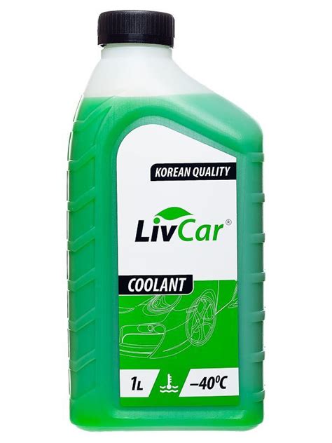 Антифриз всесезонный LIVCAR COOLANT -40 зеленый (1л) - Россавтохим