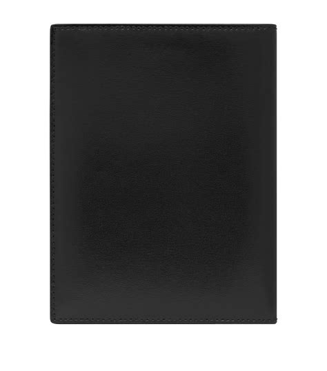 Saint Laurent Leather Logo Passport Holder Harrods Hk