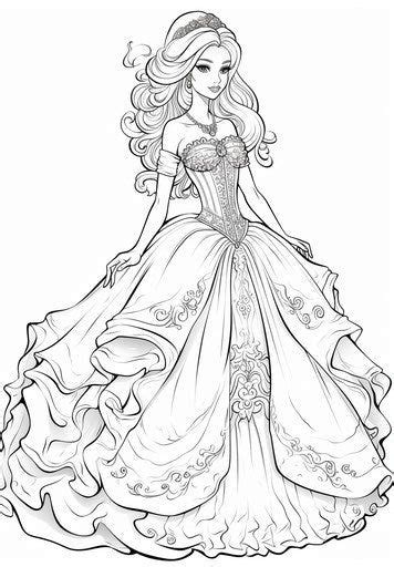 Brain Boosting Princess Coloring Pages Smart Play In Princess