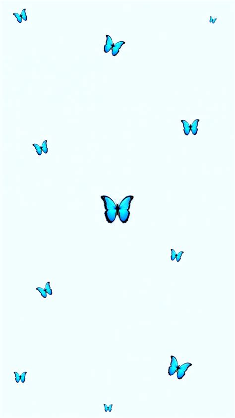 Butterfly Tumblr, cute baby blue HD phone wallpaper | Pxfuel