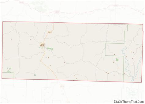 Map Of Douglas County Missouri Địa Ốc Thông Thái