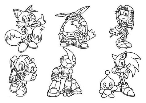 Sonic Characters Coloring Pages at GetColorings.com | Free printable ...