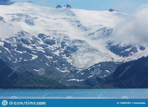 Lago Garibaldi Imagem De Stock Imagem De Caminhada