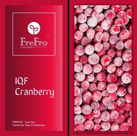 Natural Frefro Iqf Cranberry Packaging Size Kg Packaging Type