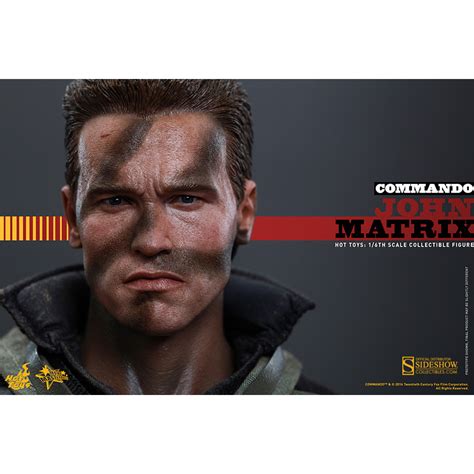 Commando John Matrix Arnold Schwarzenegger Scale Figure Hot Toys Mms