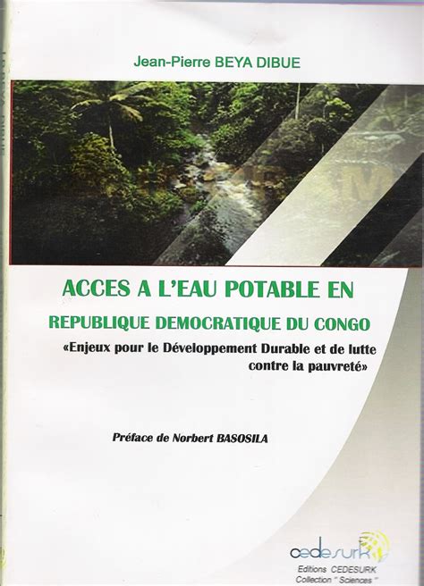 Livres de la RDC Eau potable en République Démocratique du Congo