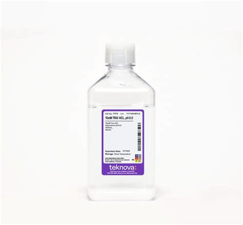 10mm Tris Hcl Solution Ph 80 1000ml Sterile Bioquote